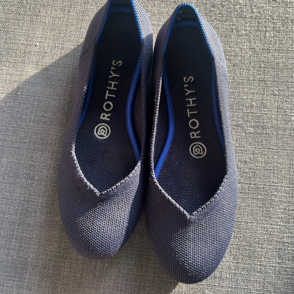 Rothy's Navy Blue Flats